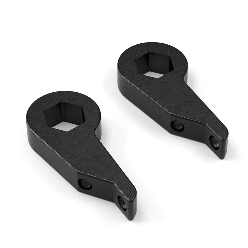 RockTrix Adjustable 1" to 3" Steel Torsion Bar Keys, Compatible with 1982-2004 Chevrolet S-10 S10 4WD and GMC S-15 S15 4WD 4x4, Suspension Lift Level Leveling Kit, Black - Image 2